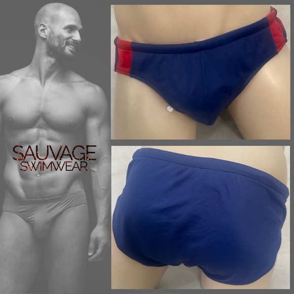 Sauvage Swimsuit 34-40" waist no size tag Gently worn 80% nylon/20% spandex - Picture 1 of 5